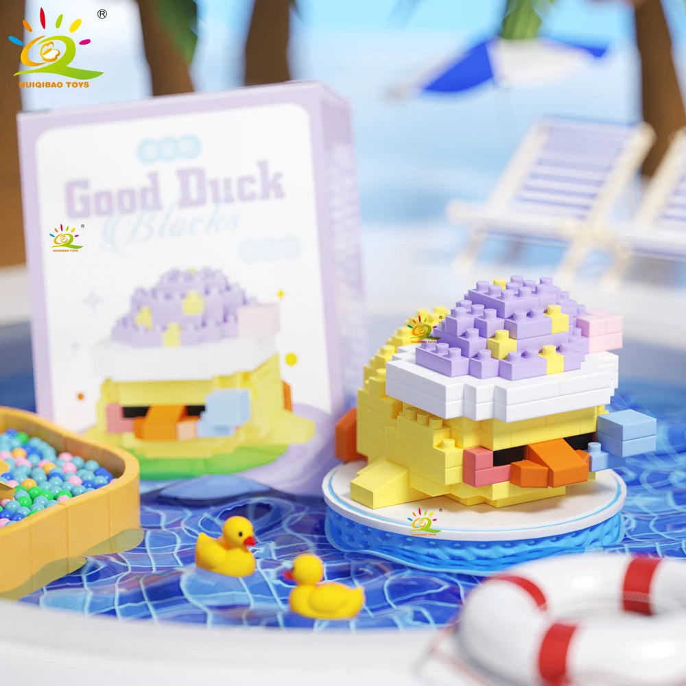 PENDRA Cute Duck Micro Building Set