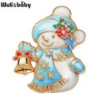 PENDRA Lovely Snowman Brooch