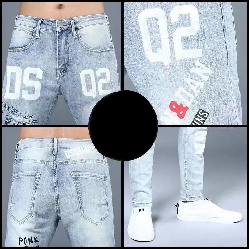 PENDRA Ripped Slim Fitting Jeans