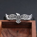 PENDRA Raven Rune Stainless Steel Viking Bracelet