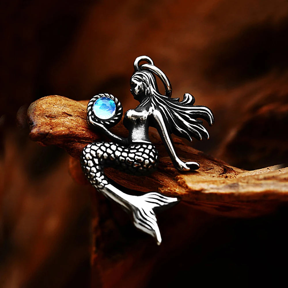 PENDRA Mermaiden Punk Mermaid Pendant Necklace