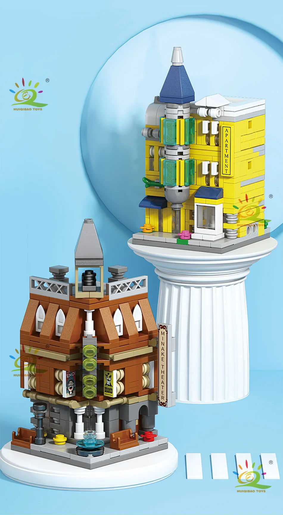 PENDRA Architecture Coffee Store Building Set