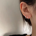 PENDRA Hollow Out Copper Coin Earrings