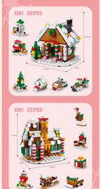 PENDRA Elk Deer Santa Building Set