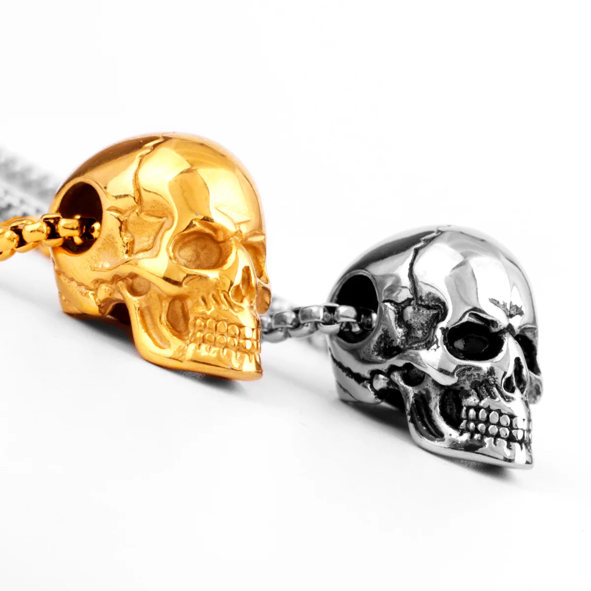 PENDRA Skull Boyfriend Steel Necklace