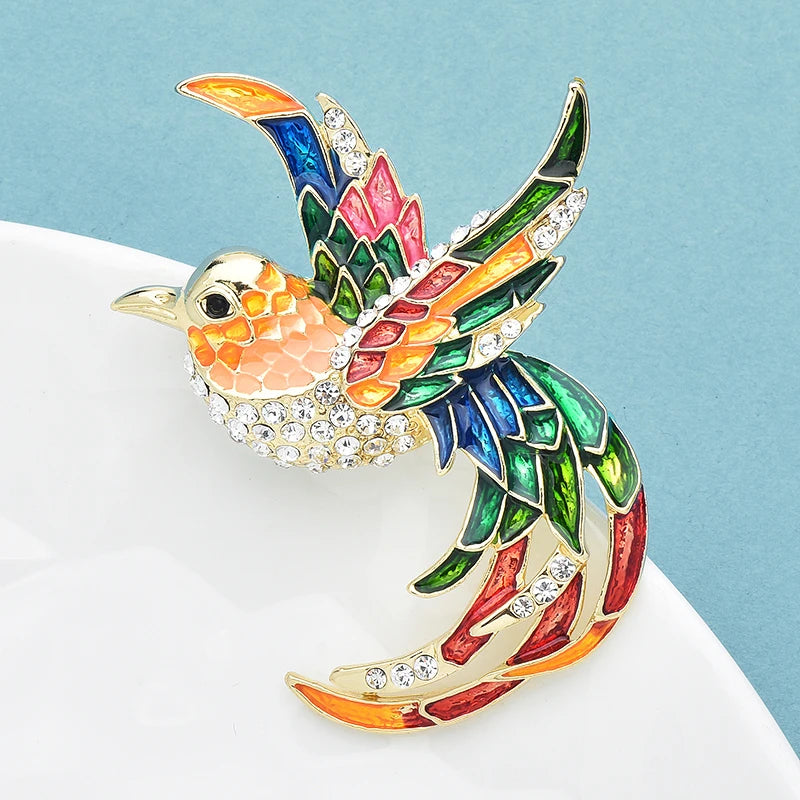 PENDRA Beautiful Flying Bird Brooch