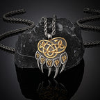 PENDRA Bear Claw Norse Necklace