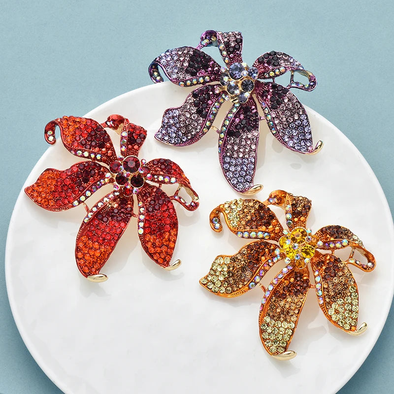 PENDRA Florielle22 Floral Brooch