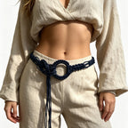 PENDRA Jadeelle Floral Boho Waist Chain Belt