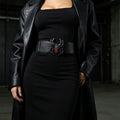 PENDRA Irisene Black Gothic Elastic Corset Belt