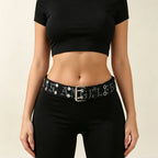 PENDRA Orlayne Canvas Pin Buckle Minimal Belt