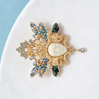 PENDRA Sylphina Retro Forest Elf Face Brooch