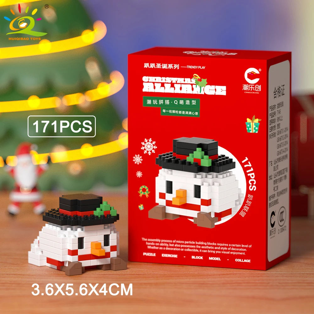 PENDRA Elk Deer Santa Building Set