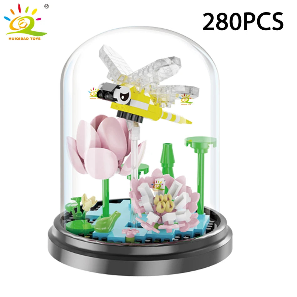 PENDRA Insect Butterfly Floral Building Set