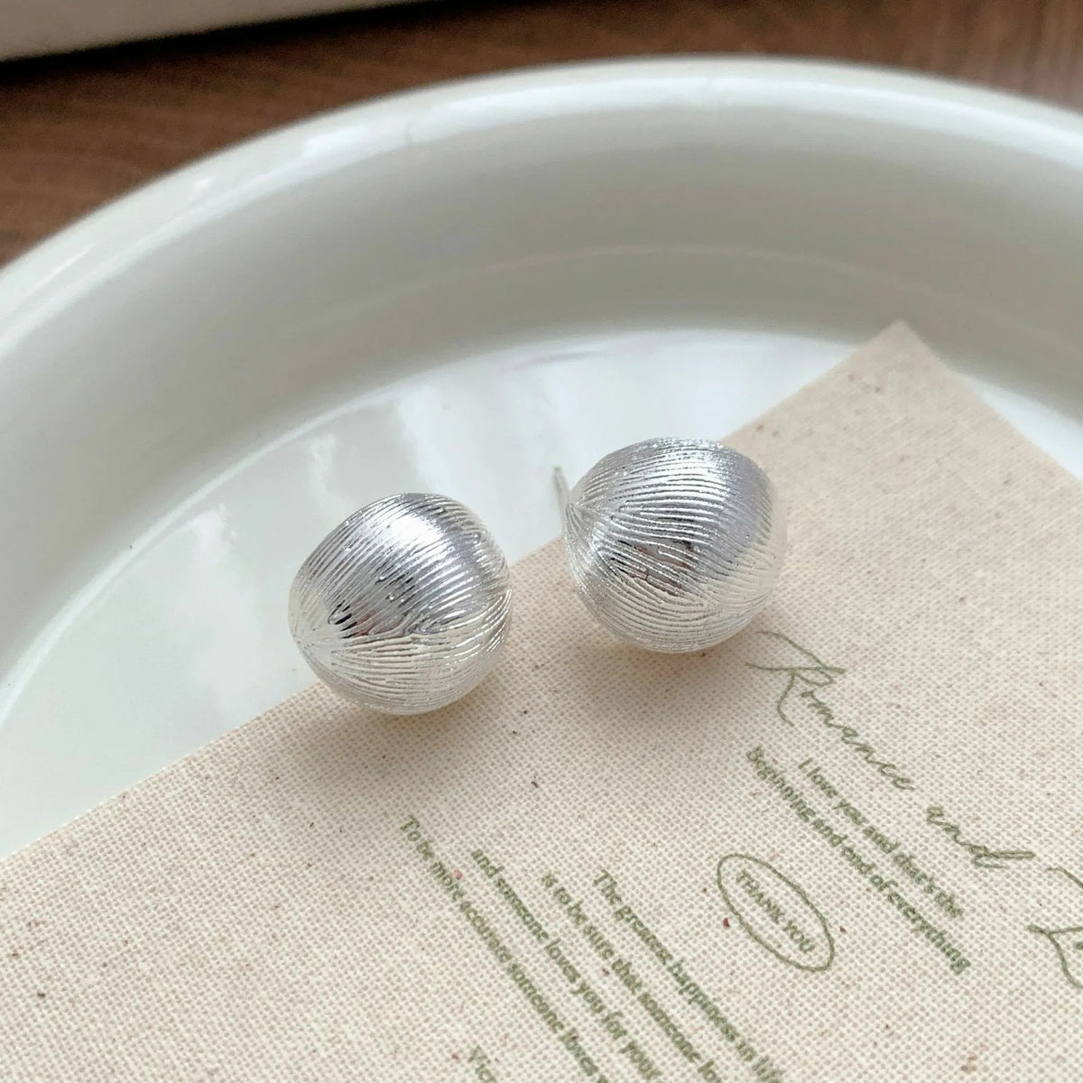 PENDRA Geometry Silver Earrings