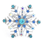 PENDRA Snowelle Blue Snowflake Brooch