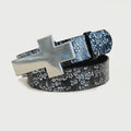 PENDRA Rheaessa Black Cross Buckle Cross Luxury Belt