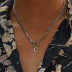 PENDRA Alphabet Letter Chain Necklace
