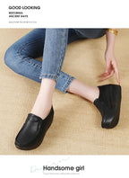 PENDRA Leather Sports Platform Shoes