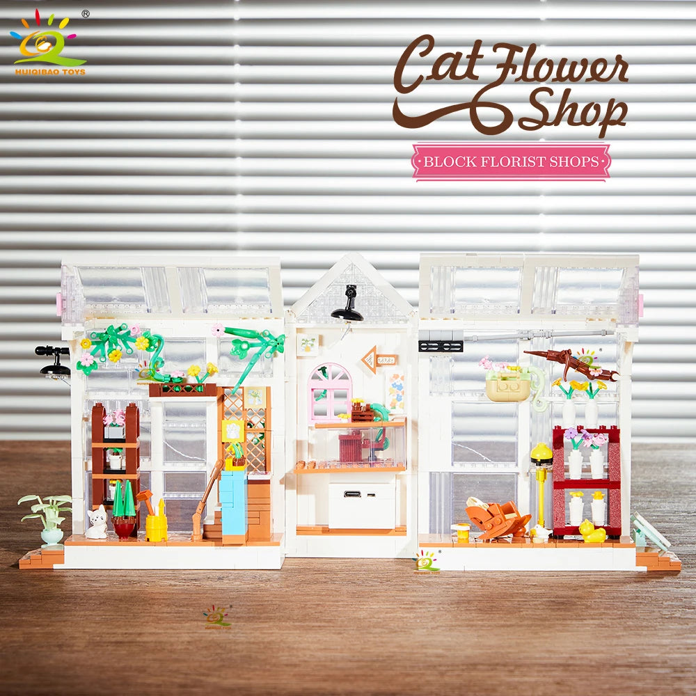 PENDRA Cat Cafe Micro Building Set
