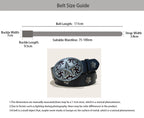 PENDRA Miralia D-Buckle Skull Gothic Belt