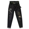 PENDRA Embroidery Elastic Pants