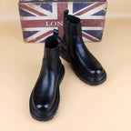 PENDRA Leather Zipper Platform Top