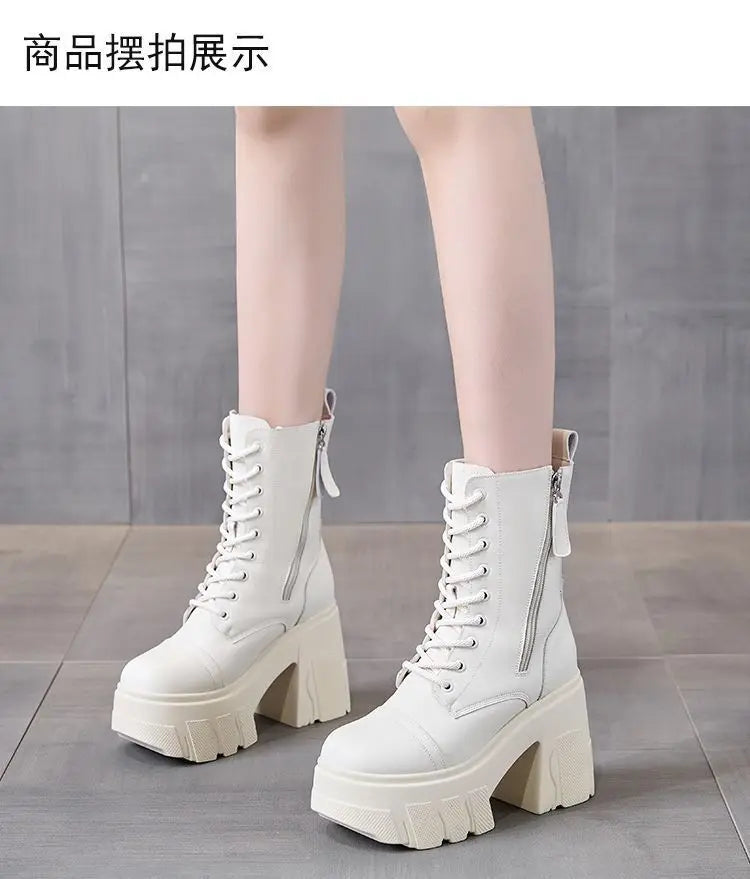 PENDRA Ultra Thick Soled Boots