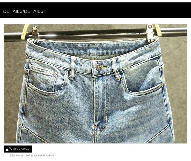 Designer Men's Jeans Luxury Fashion Slim Fit Denim Jeans Stylish korean and Casual Spring and Autumn Look Casual Pencil Pants