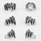 PENDRA Beast Monster Teeth Steel Ring