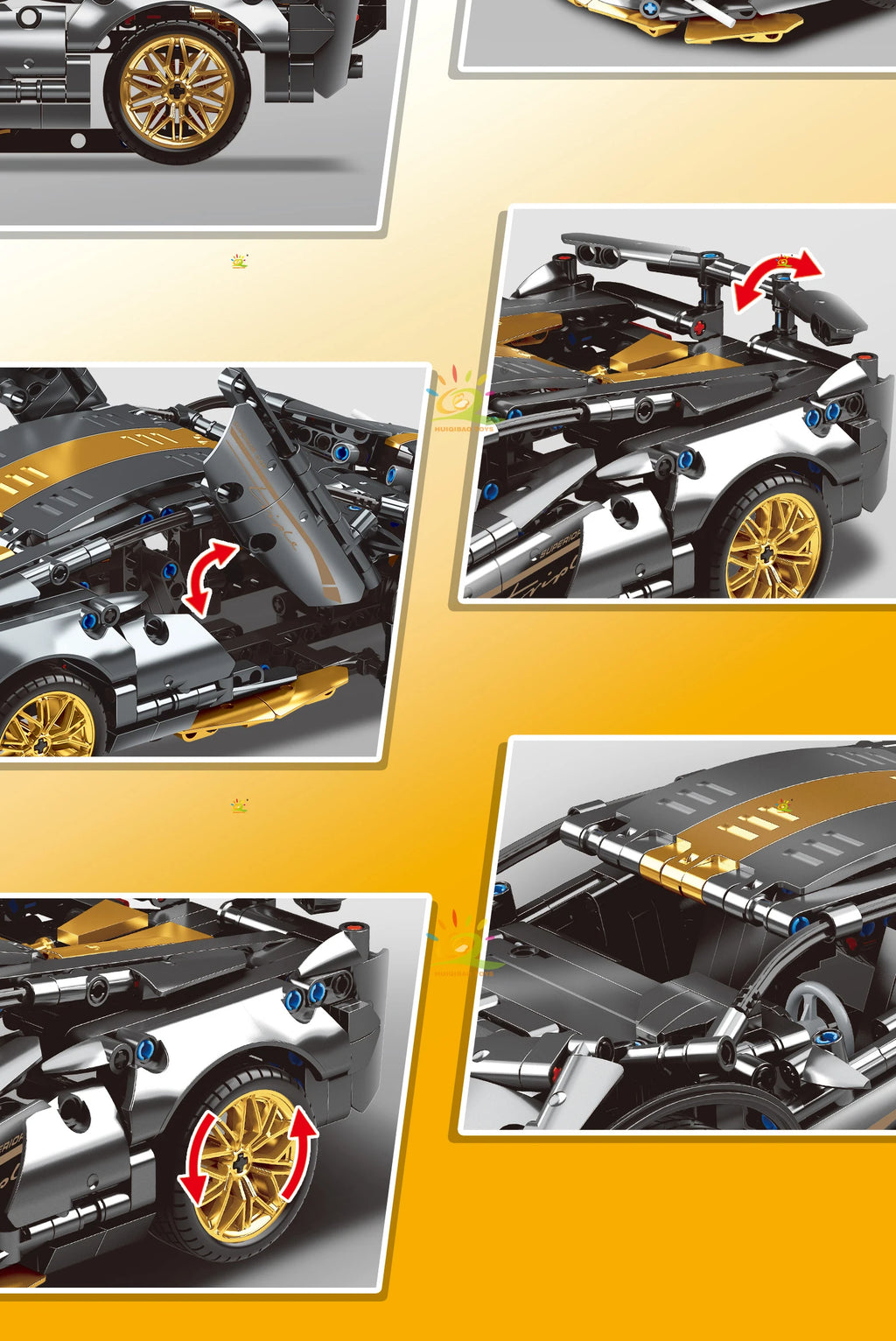 PENDRA Racing Technical LED Building Set