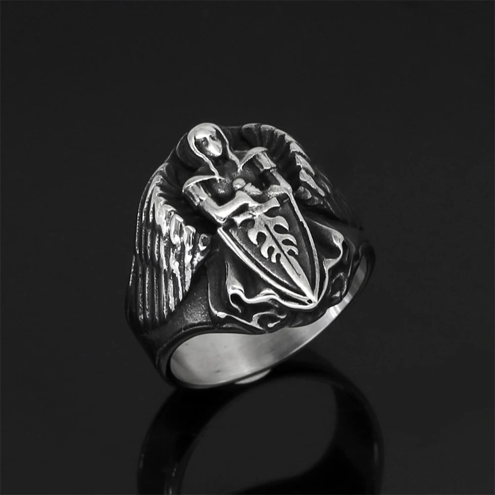 PENDRA Angel Wings Vintage Ring