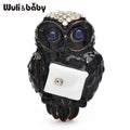 PENDRA Cute Enamel Owl Brooch