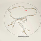 PENDRA Koralia Floral Boho Waist Chain Belt