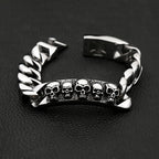 PENDRA Valknut Celtic Stainless Steel Cuff Bracelet