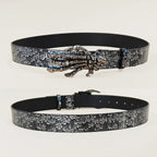 PENDRA Rheaessa Black Cross Buckle Cross Luxury Belt