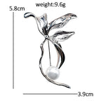 PENDRA Magnoliette Magnolia Flower Brooch