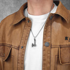 Viking Mythology Wolf Aex Men Necklaces Stainless Steel Pendant Chain Women Punk Fashion Jewelry New Accessories Gifts Wholesale
