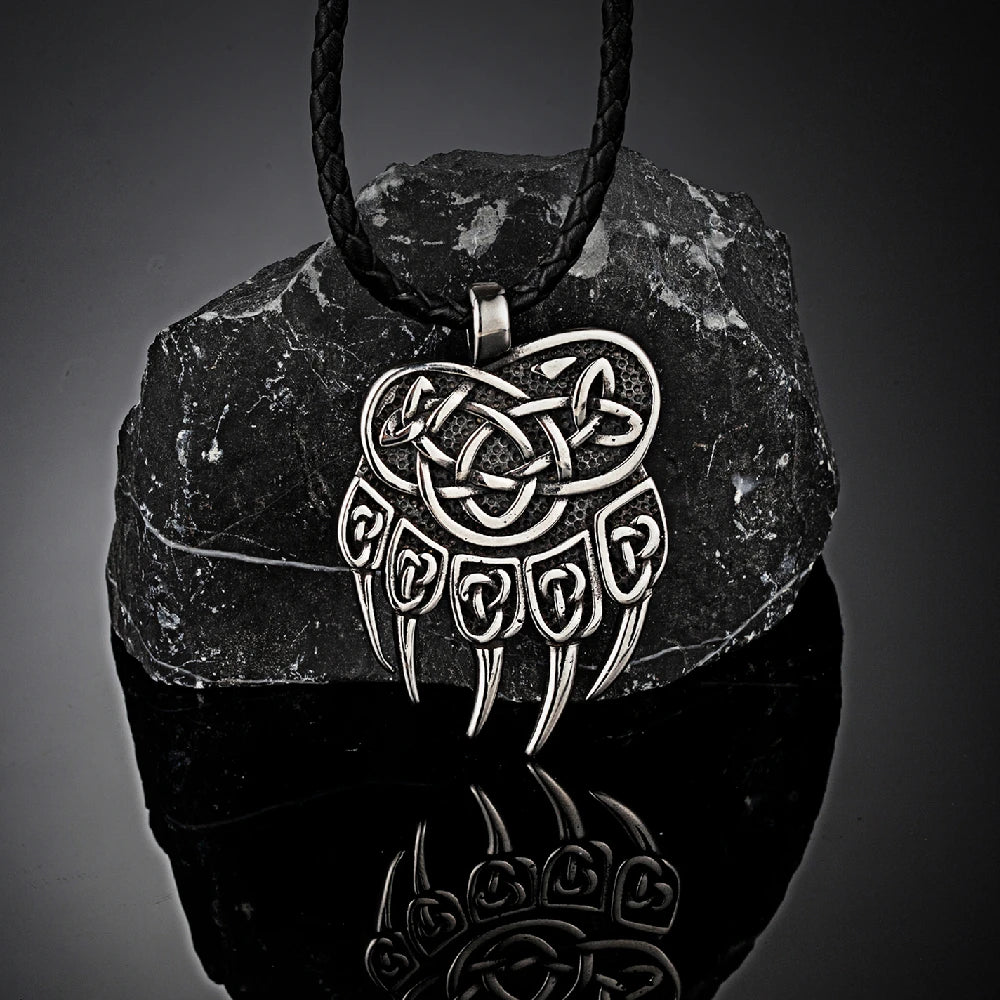 PENDRA Bear Claw Norse Necklace