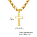 PENDRA Cross Basic Pendant Necklace
