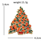 PENDRA Noelina Christmas Tree Brooch