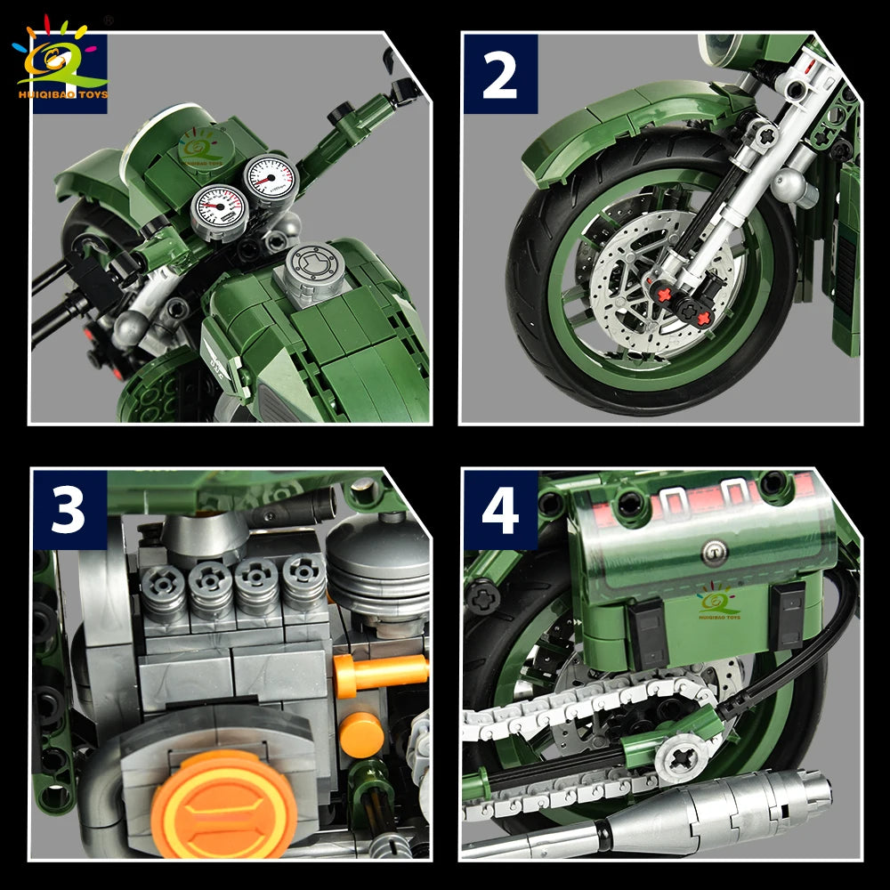 PENDRA Motorbike Moto Racer Building Set