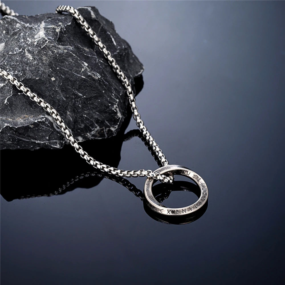PENDRA Rune Vintage Futhark Necklace