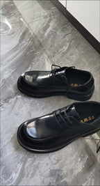 PENDRA Leather Cowhide Big Shoes