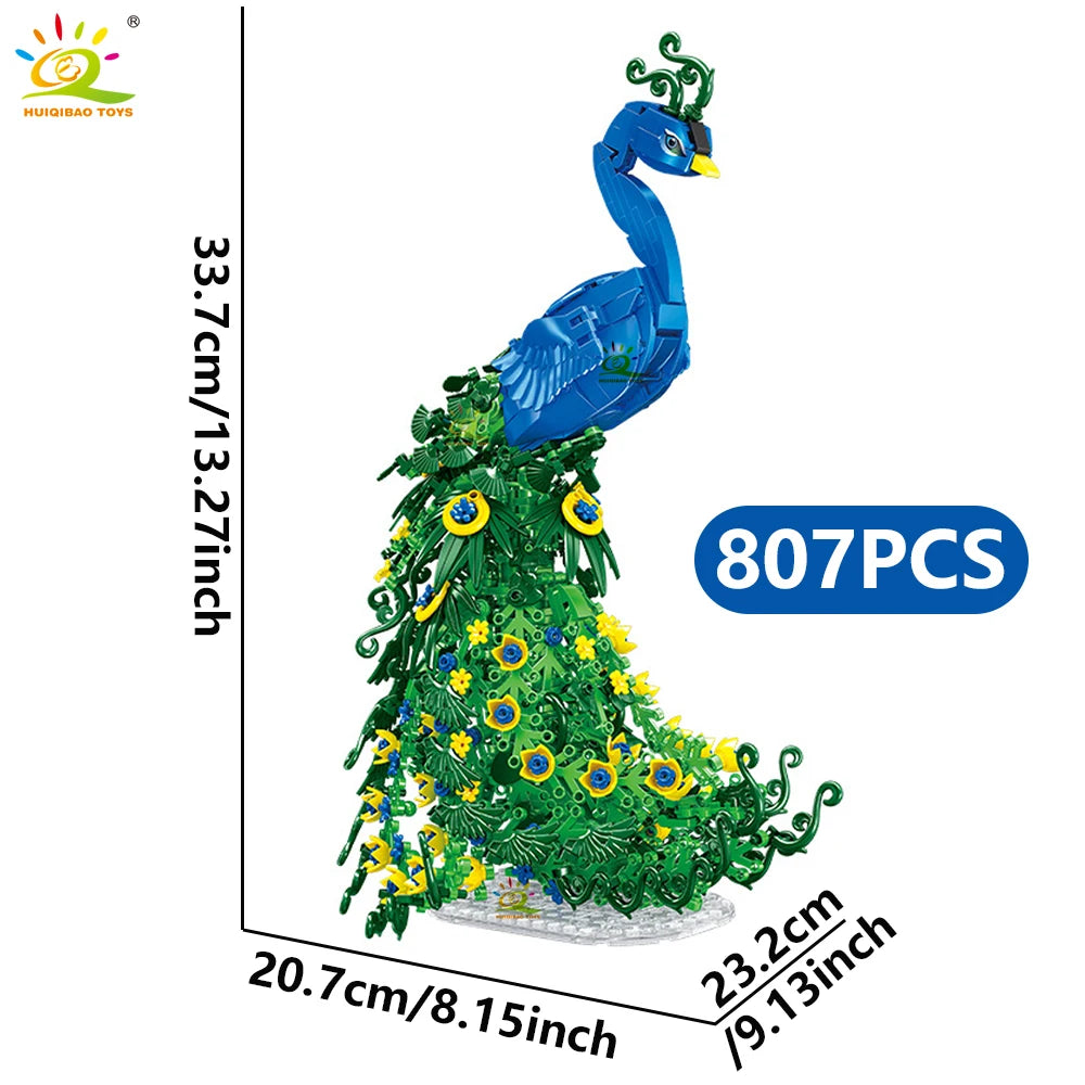PENDRA Peacock Animal Bird Building Set