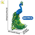 PENDRA Peacock Animal Bird Building Set
