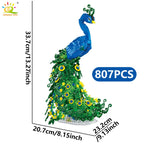 PENDRA Peacock Animal Bird Building Set