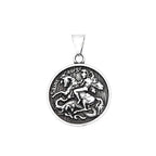 PENDRA Dragonslayer Saint George Pendant Necklace