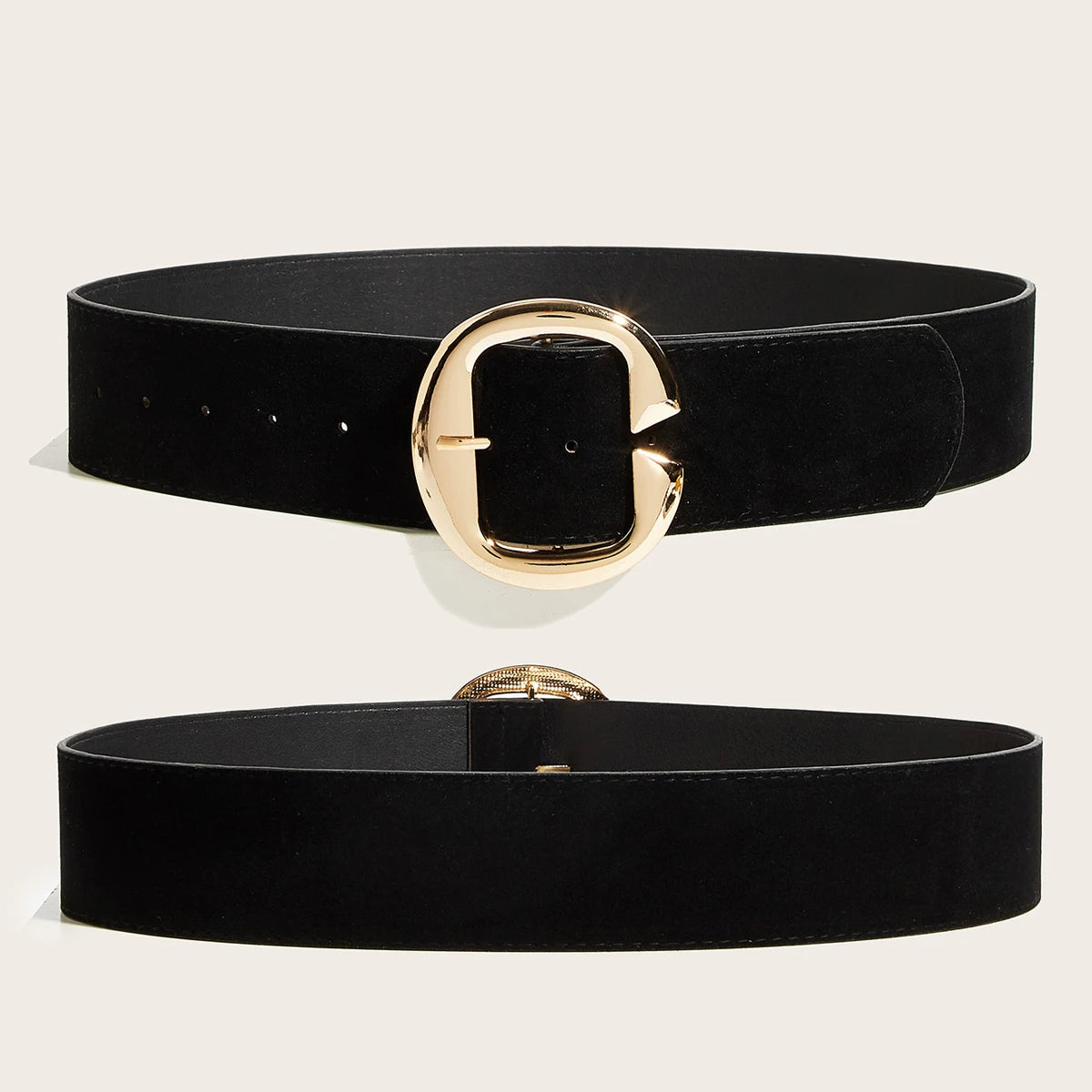 Retro Melange Velvet Wide Belt For Women High-End Luxury Accessory Corset Belt For Dress Coat Jeans Versatile Belt For Winter