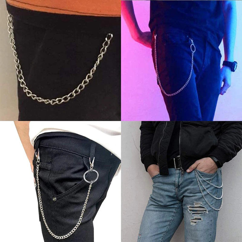 PENDRA Moonstar Rivet Waist Chain Keychain